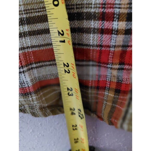 WRANGLER Womens Top SZ M Pearl Snap Button Lace Plaid Long Sleeve Rodeo - Picture 11 of 11